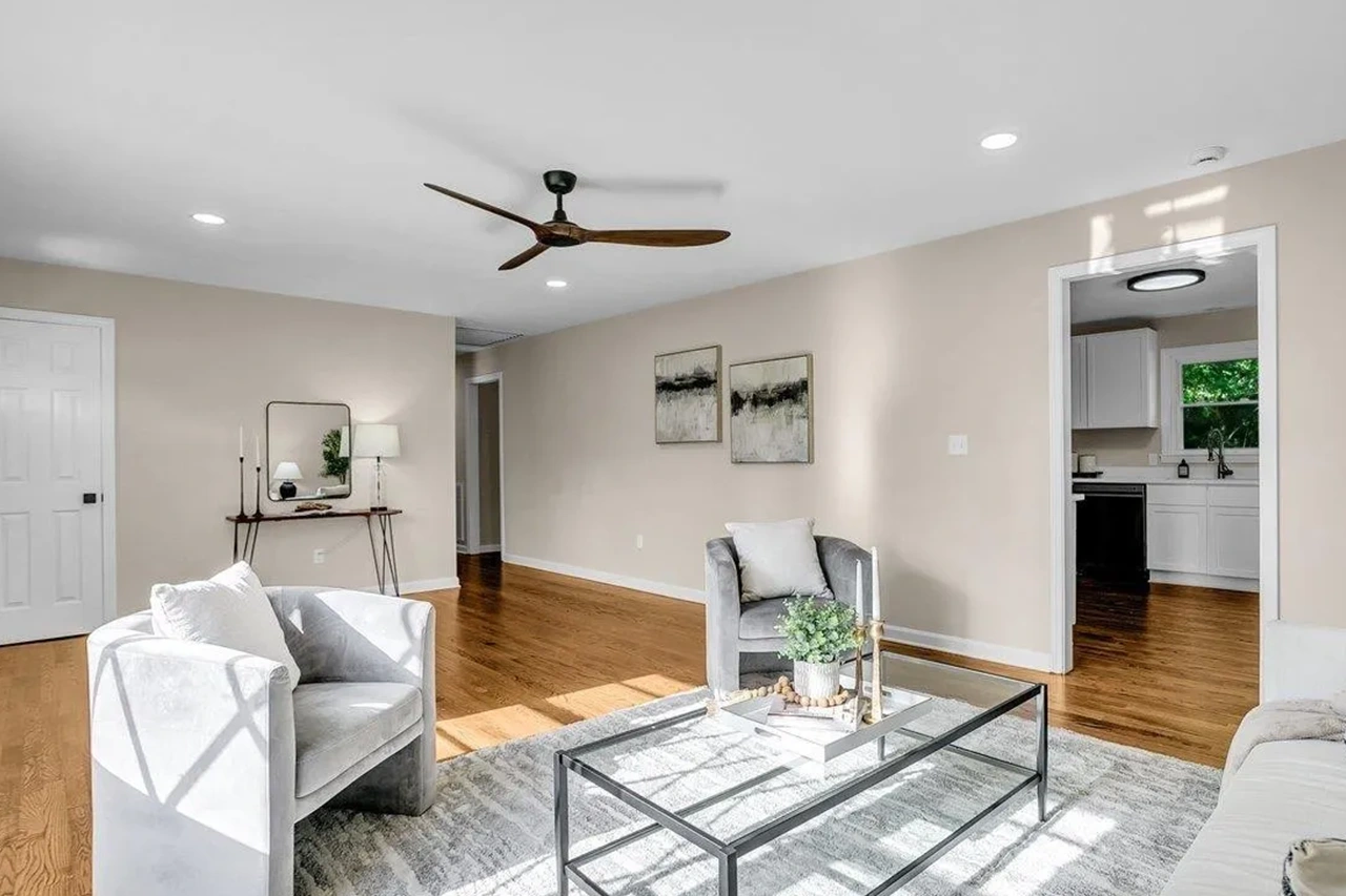 Homestead Drive Living Room After